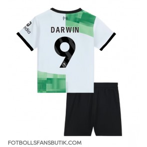 Liverpool Darwin Nunez #9 Replika Bortatröja Barn 2023-24 Kortärmad (+ Korta byxor)